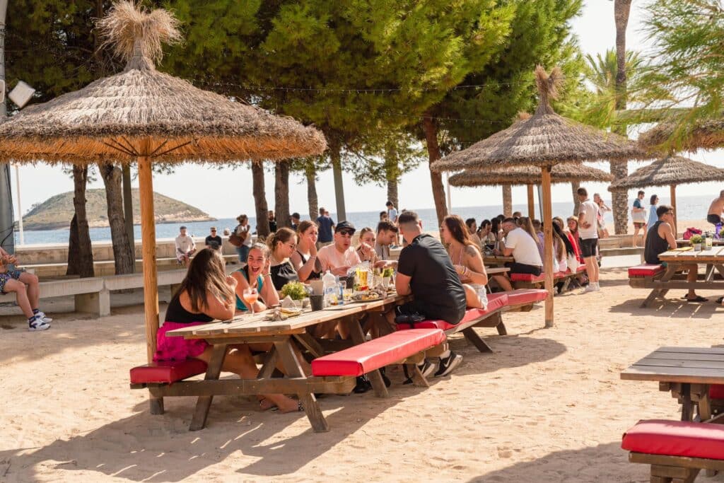 best beach bars in magaluf
